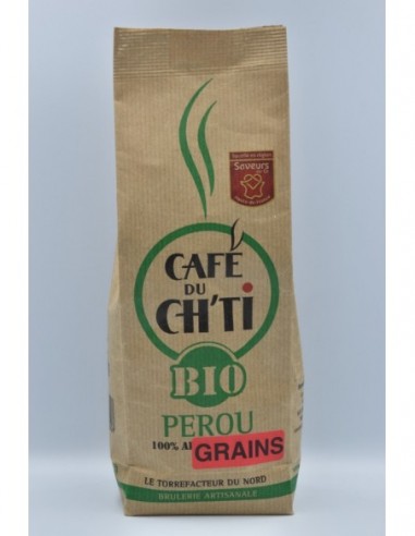Café du Ch'ti bio du Pérou en grains...